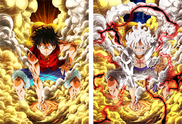 Lámina 3D One Piece
