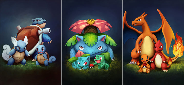 Lámina 3D Pokémon